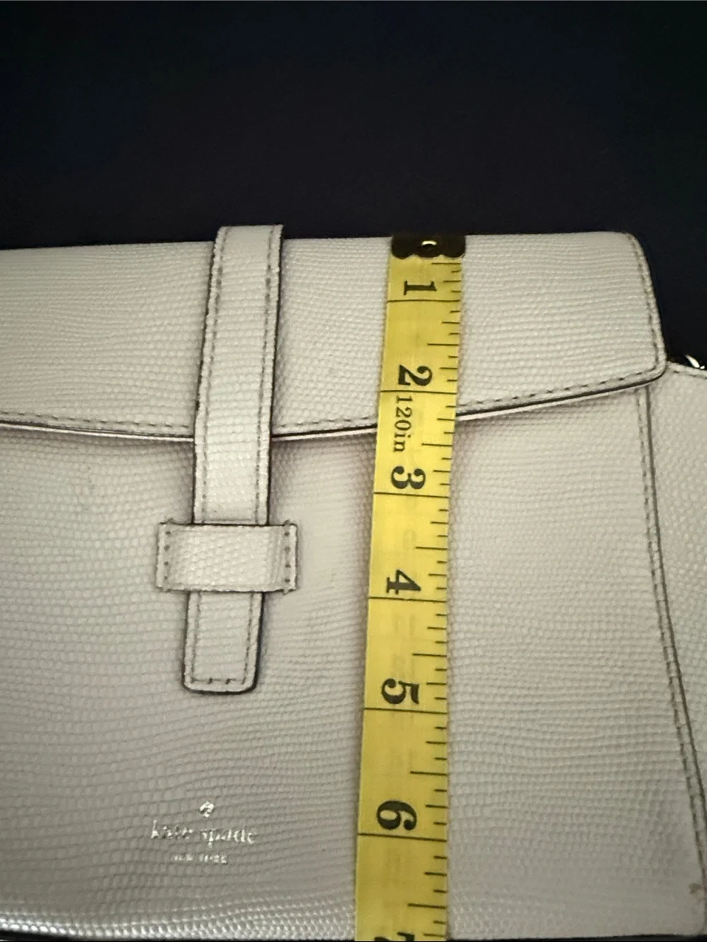 Kate spade Cream Crossbody Leather purse leather neutral daily collegiate small